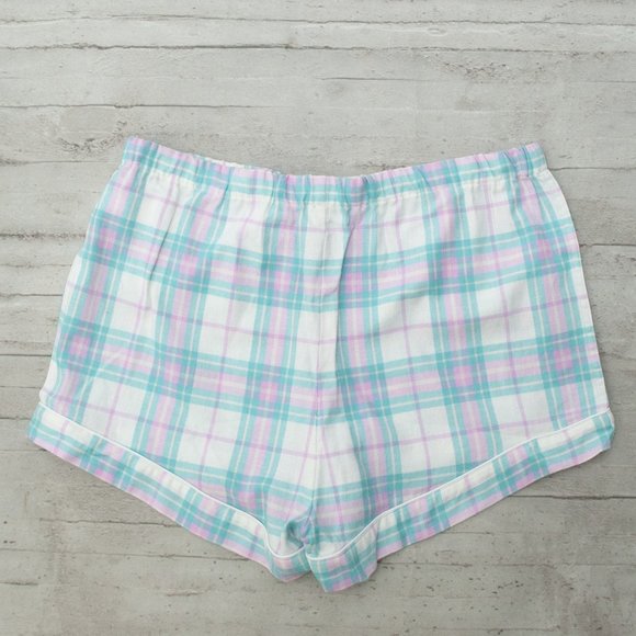 NWT J. Crew Plaid Flannel Pajama Short Set size M - Picture 9 of 9